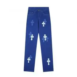 chrome hearts jeans pour unisexe s_122a244